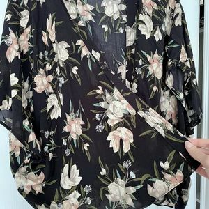 Aritzia / Talula Floral cardigan
